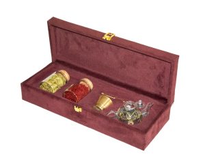 پک کادویی نیکا همراه هل - مخمل قرمز